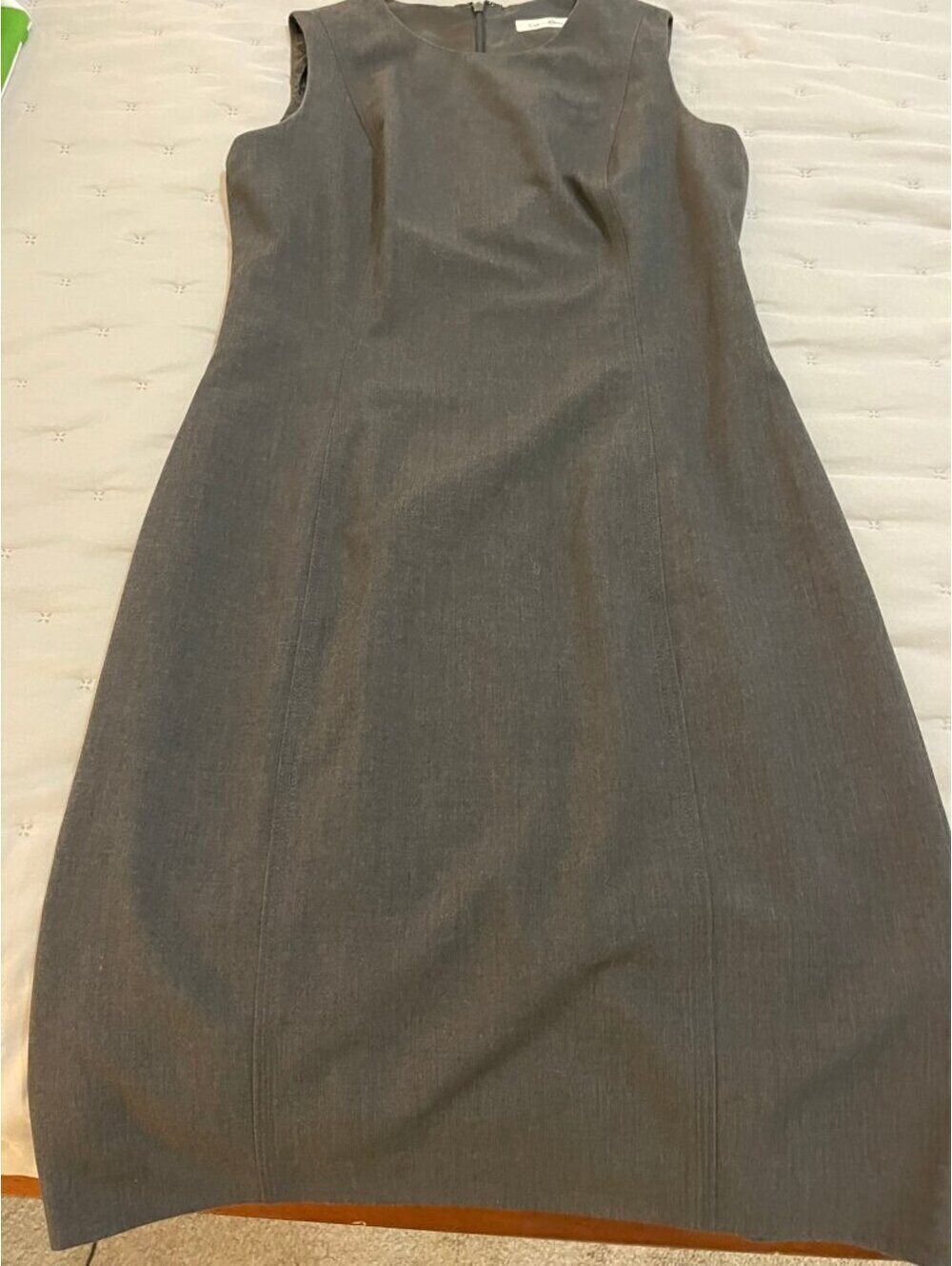 New Without Tags | Calvin Klein | Sz M | Gray Dress - Picture 5 of 8